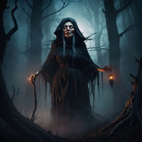 Unmasking the untold stories in the menacing witch's menacing gaze
